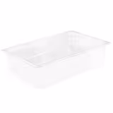 (6 unid) Recipiente GN 1/1 em policarbonato - transparente - 25,6L - Profundidade:200mm