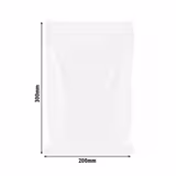 (2000 pcs) Sacs sous vide - lisses - 200x300mm - Épaisseur : 90µm