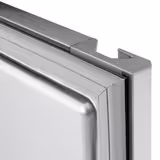 Saladette réfrigérée PREMIUM PLUS - 1460mm - 355L - 3 portes - avec vitrine de comptoir pour 8x GN 1/6 - plan de travail en granit noir