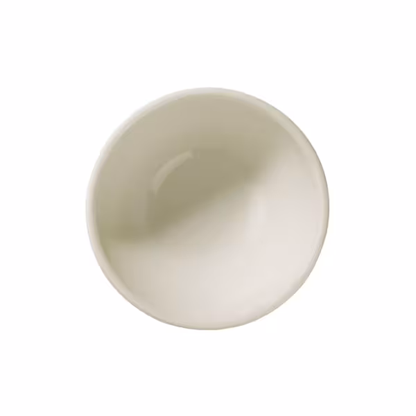 (12 stuks) Schaal - TEOS - Porselein - rond - Ø200mm - stapelbaar - Crème