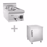 Friteuză electrică K46-E - 11,5 litri (9 kW - incl. suport cu 1 ușă)