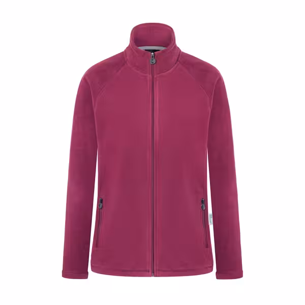 KARLOWSKY | Women's Workwear Fleece Jacket Warm‑Up – Fuchsia - 3XL - Recycled Polyester