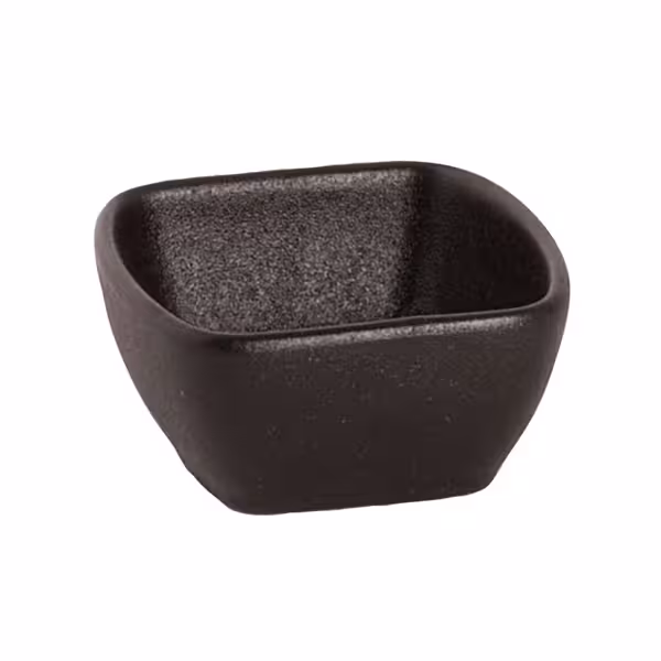 (8 pcs) Bowl - Universe - Porcelain - 750ml - square - 70x70mm - Black