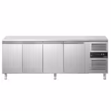 Mesa mostradora congeladora ECO - 2230x700mm - mesa congelador - GN 1/1 - 4 puertas - refrigeración ventilada