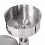 Máquina de hamburguesas manual - Aluminio anodizado y acero inoxidable - Ø100mm - Rojo