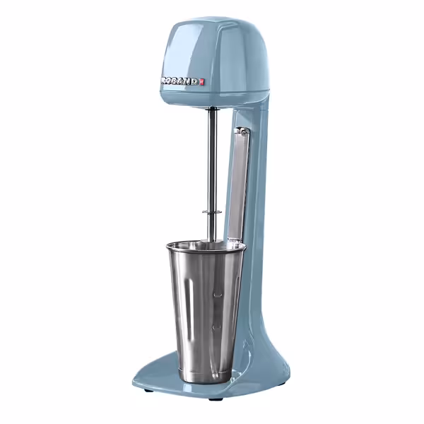 ROBAND | Spindle Milkshake & Drink Mixer – 710 ml stainless steel cup - 150 W - 2 speeds - seaspray