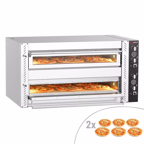 Pizzaugn - 6+6x 30 cm (bred) - Manuell