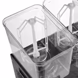 Sapdispenser - 3x18 liter - 700W - zwart - incl. afdruipschaal