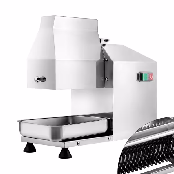 Elektrisch Vleesvermalser - RVS - max. stukbreedte 180x20mm - 350W - 205x465x435mm