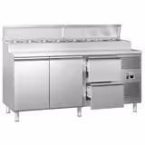 ECO - 8x GN 1/3 طاولة تحضير - 1795 مم - 2 أبواب - 2 أدراج - ل