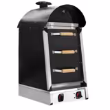 Forno para batatas Kumpir elétrico - controlo mecânico - 4,5kW - 230V - 530x1210x740mm - com 3 gavetas