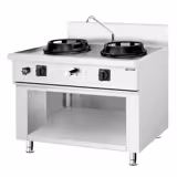 Wok-liesi - kaasu - 30 kW - 2 poltinta - sisältää 1 vesihana