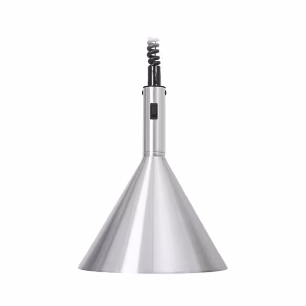 Infrarood warmtelamp Retro - 250W - Ø280mm - hoogteverstelbaar - Aluminium