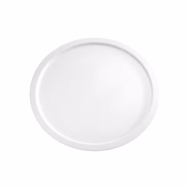 Dienblad PURE - Melamine - Ø 31cm - hoogte: 30mm - Wit