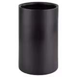 Cooler do wina - Stal nierdzewna - zewn. Ø 120mm - Wysokość: 200mm - Czarny - dwuściankowy - LEVANTE