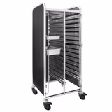 Tablettwagen - für 30 Tabletts GN 1/1 - mit leisen Rollen