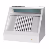 Hotă de perete cu motor - Lungime 800 mm - adâncime 700 mm - cu regulator de turație, filtre labirint și iluminare LED