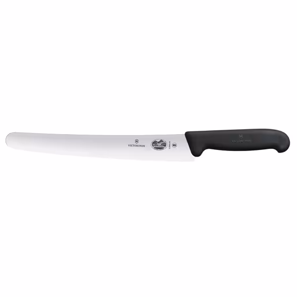 VICTORINOX | FIBROX - Brood- & banketbakkersmes met gekartelde rand - Mes: 260mm