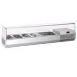 Countertop Prep Well / Refrigerated Topping Unit PREMIUM PLUS - 1493x353mm - 6x GN 1/4