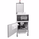 Drukfriteuse - 24 liter - 13,5 kW - digitale bediening - met oliefiltersysteem