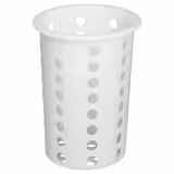 (6 pz) Portaposate cilindrico - Ø95mm - Altezza: 135mm - polietilene (PE) - Bianco