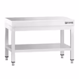 Table de travail en acier inoxydable PREMIUM - 800x600mm - avec étagère basse