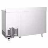 Bar- & Getränkekühltisch PREMIUM - 1580x600mm - mit 2 Glastüren, Aufkantung & Ausklopfer für Kaffee