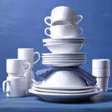 (6 pcs) BUDGETLINE - Handled Soup Cup - Mammoet Neo - Ø 100mm - White