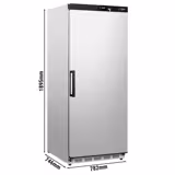 Arca congeladora PREMIUM em aço inoxidável - 600 litros - com 1 porta - interior da porta em plástico