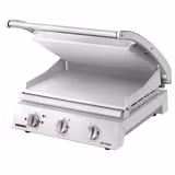 ROBAND | Kontaktni roštilj | Roštilj za hamburger - 3,1 kW - Gornja & Donja ploča glatka - Površina roštilja: 500x275 mm 