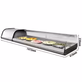 Countertop Display Fridge PREMIUM PLUS - 1972x410x230mm - 8x GN 1/3