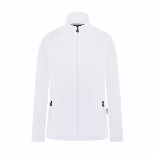 KARLOWSKY | Women's Workwear Fleece Jacket Warm‑Up – White - XXL - Recycled Polyester