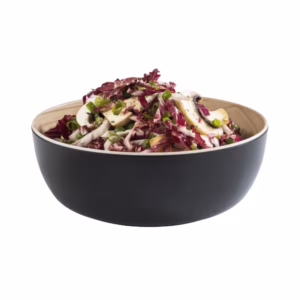 (6 st) Skål - FRIDA - Melamin - 1,8 l - fyrkantig - 215x215 mm - stapelbar, tål maskindisk - svart