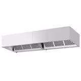 Commercial Wall-Mounted Extractor Hood – 2800mm – with Baffle Filters & Lighting 