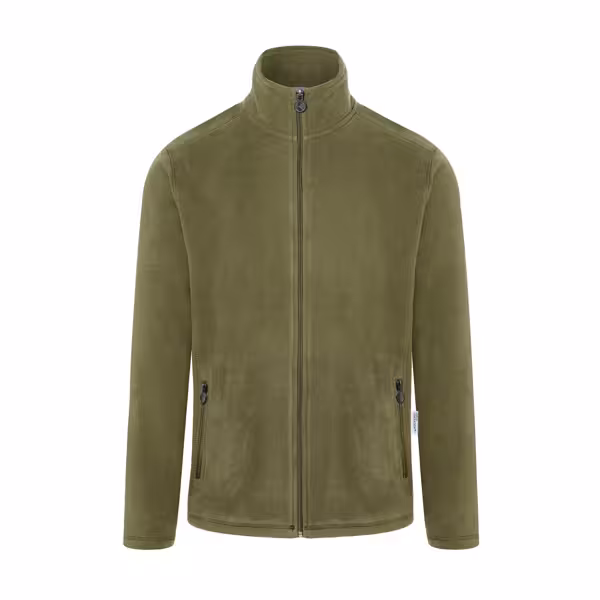 KARLOWSKY | Veste polaire de travail homme Warm-Up - Vert mousse - Taille : M	