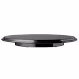 Piatto torta/servire - Melamina - Ø 310mm - Altezza: 35mm - Nero