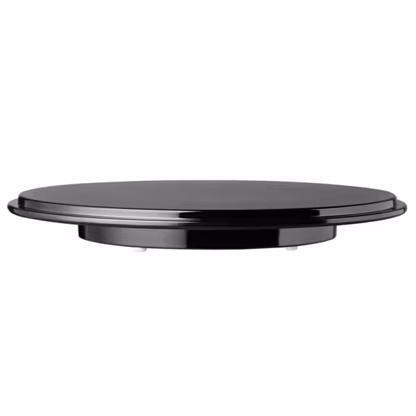Taartplateau - Melamine - Ø 310mm - rond - hoogte: 35mm - zwart