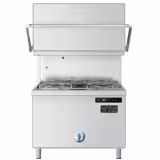 À double paroi Lave-vaisselle à capot professionnel - Électronique - 22,2kW, Adoucisseur d’eau intégré - avec Pompes doseuses détergent & produit de rinçage + pompe de vidange