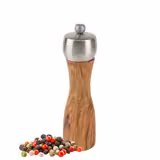 (6 pieces) PEUGEOT | FIDJI - Pepper Mill - Olive Wood - Height: 200mm