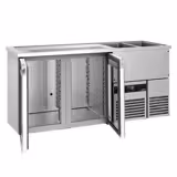 Direct Draw Beer Dispenser / Kegerator PREMIUM - 1950x700mm - Double Glass Doors