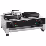 Crêpes-Gerät - mit 2 Platten - Ø 400mm inkl. Teigverteiler