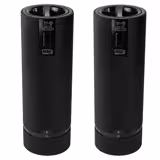 (6 sztuk) PEUGEOT | NIGHT Electric Line – u'select – młynek do soli i pieprzu – elektryczny – czarny matowy – wysokość: 150 mm