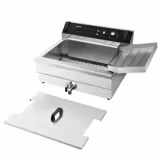 	Friteuză cu grătar de scurgere – pentru pește și produse de panificație – 30 litri – 5 kW – cu robinet de scurgere