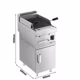 Griglia a pietra lavica a gas - 5,5kW