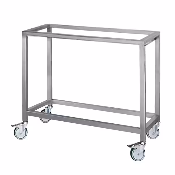 Sottotelaio - 1098x480x840mm - su ruote | fondo di base - per griglie per pollo/girarrosti - compatibile con serie E