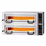 Električna peć za pizzu Profesionalna - 1112x1030 mm - 4+4 x 34 cm - za Ø 34 cm pizzu - do 450 °C - Zaslon osjetljiv na dodir (touch)