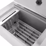 Elektromos dupla olajsütő - asztali - 13+13 liter - 9 kW - leeresztőcsappal