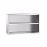 Väggskåp PREMIUM i rostfritt stål - 1200x400mm - utan skruvar - 800mm hög