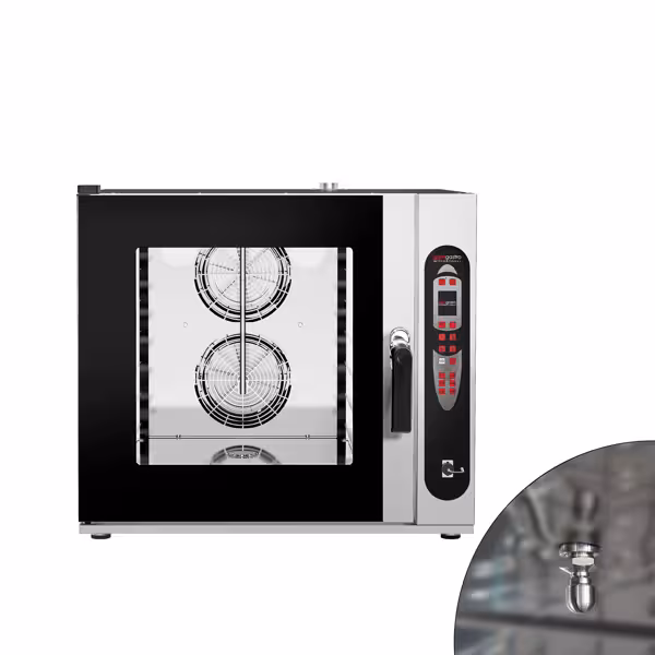 Horno mixto digital - 6x GN 2/1 - incl. Autolimpiante