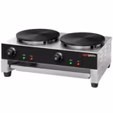 Crêpes-Gerät - mit 2 Platten - Ø 400mm inkl. Teigverteiler